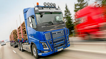 Volvo FH16-750 6x4, Fahrbericht, Fuhre Holz