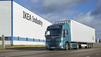 Volvo FM Electric im Einsatz für Ikea
