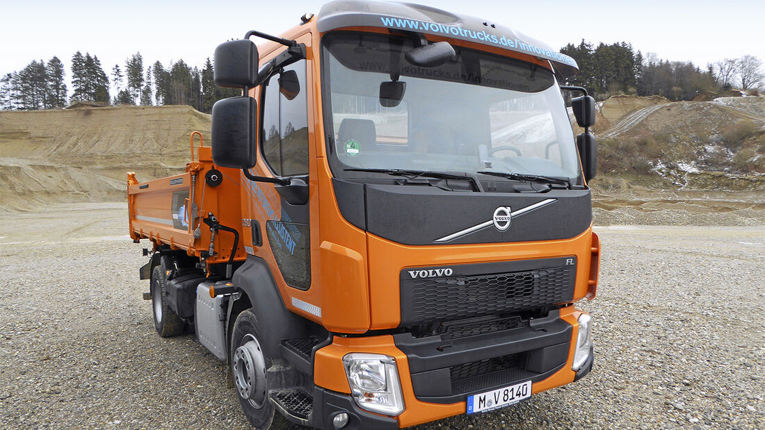 Volvo Kipper orange 280 Bauma
