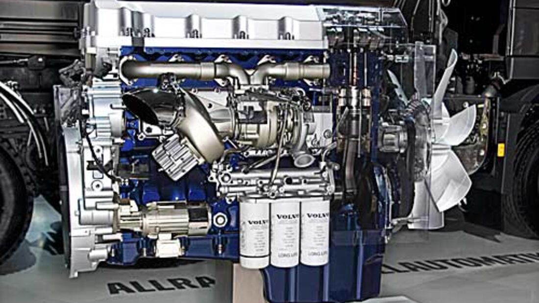 Volvo bietet einen EEV-Motor ohne Partikelfilter im Lkw-Modell Volvo FH an. 