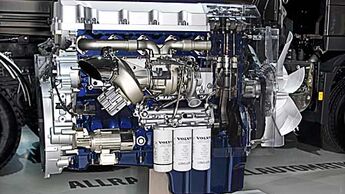 Volvo bietet einen EEV-Motor ohne Partikelfilter im Lkw-Modell Volvo FH an. 