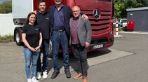 Von Links: Kristina van Capelle, Stefan Engelen, Jan Bergrath und Dieter Schäfer