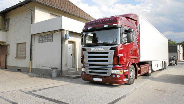 Waage, Lkw wiegen