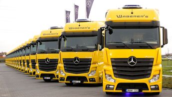 Waberer's Lkw, Actros, Flotte