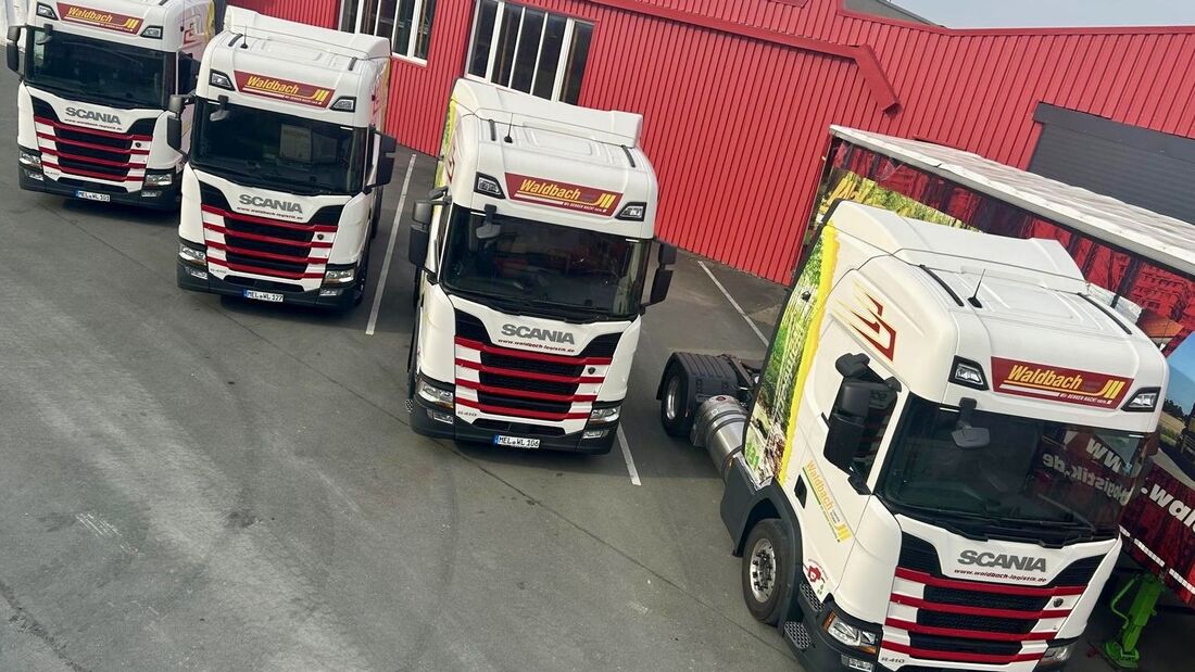 Waldbach, Lkw, Biogas