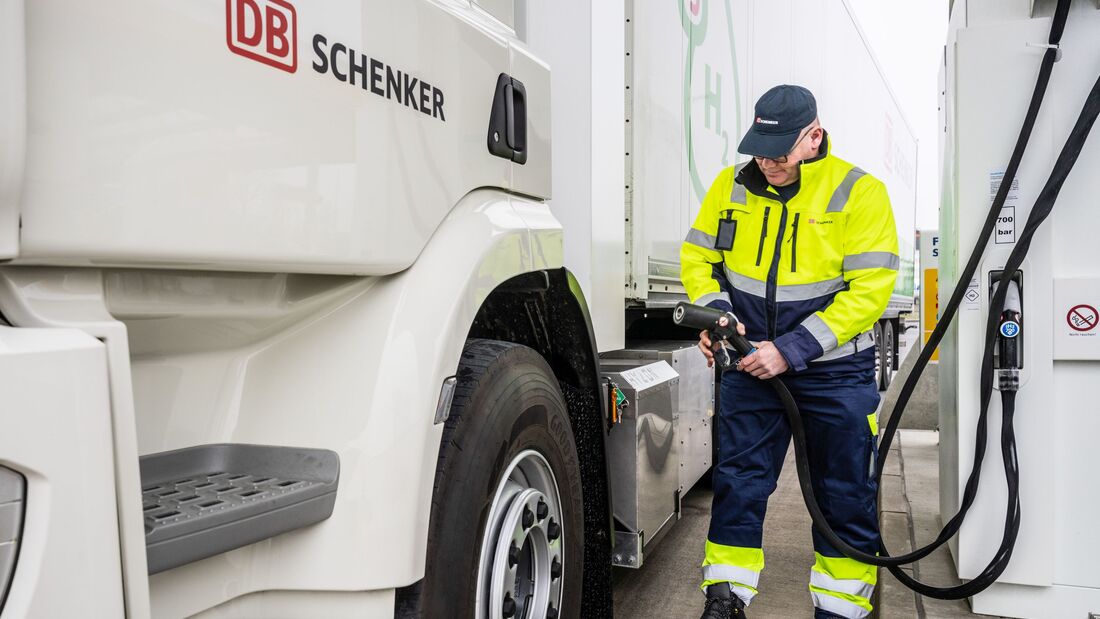 Wasserstoff-Lkw - DB Schenker