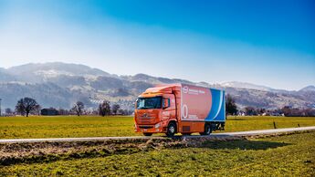 Wasserstoff-Lkw von Gebrüder Weiss