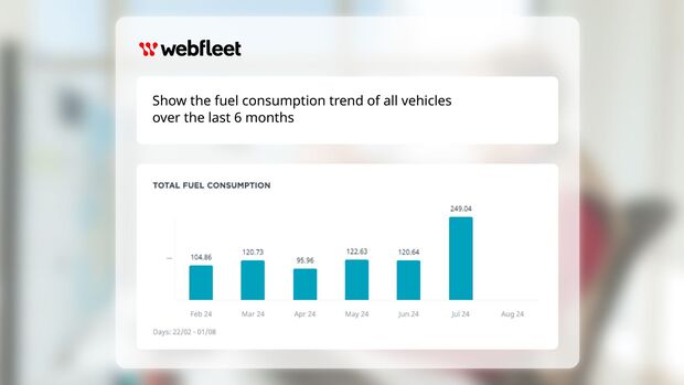 Webfleets neuer AI Assistant