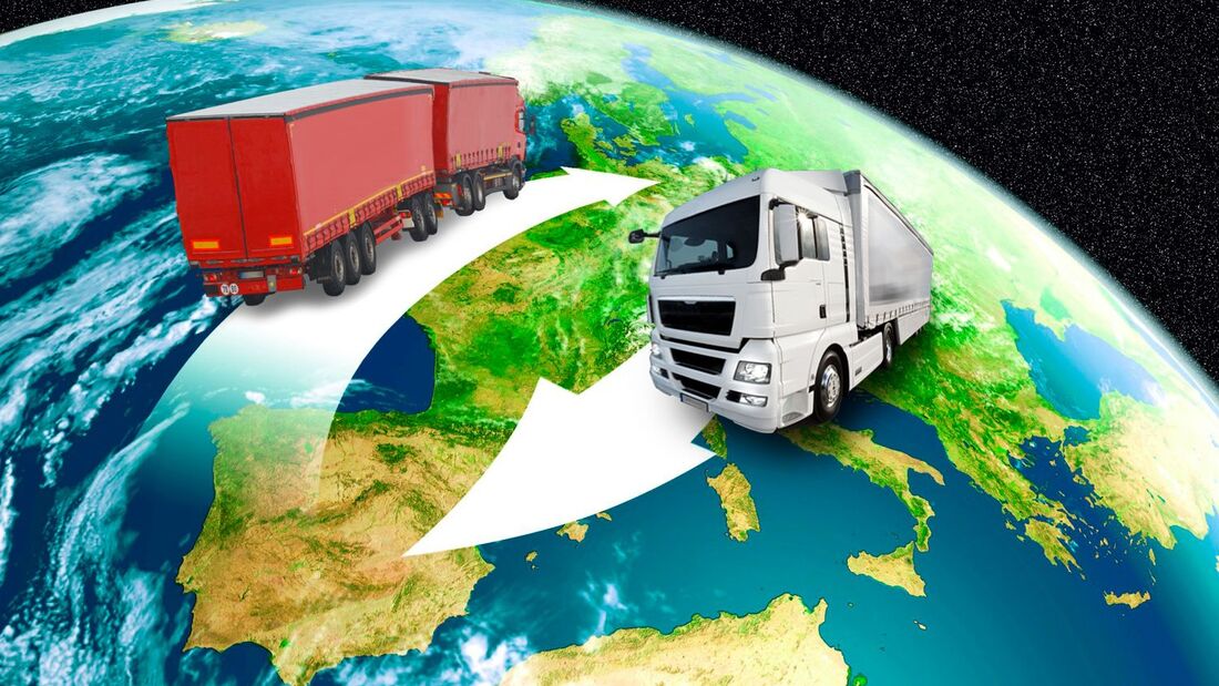 Weltkugel, Lkw 