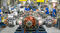 Werksvisite bei DAF, Achsen, Montage