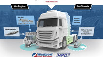 Westport Fuel Systems HPDI H2 Wasserstoff Motor Verbrenner Einspritzung 2022 Volvo FH