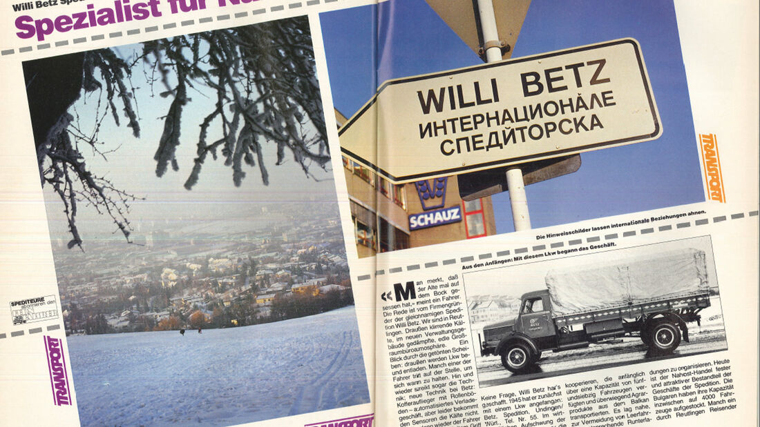 Willi-Betz-Retroperspektive aus FERNFAHRER 5/1987