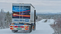 Wintererprobung in Arjeplog, Knorr-Bremse, Teststrecke