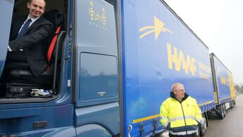 Wirtschaftsministerium RLP, Lang-Lkw, Spedition Haaf