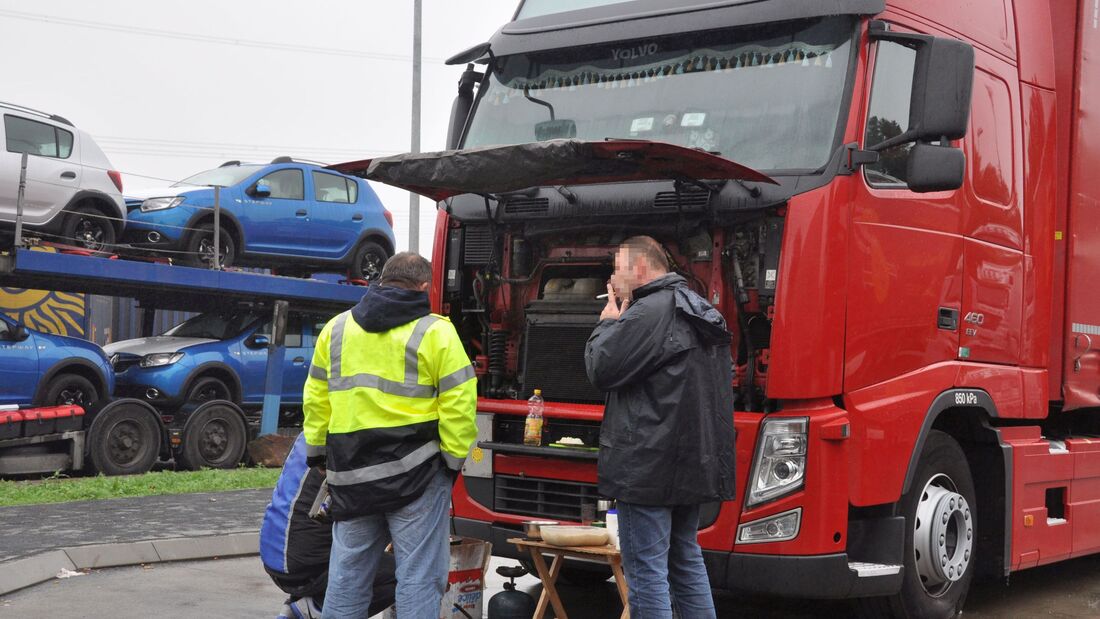 Wochenendruhezeit auf dem Rasthof