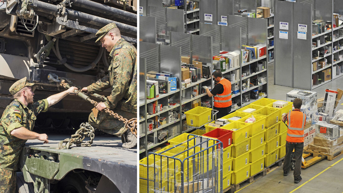 Zeitsoldaten in der Logistik, Amazon, Aldi Süd