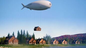 Zeppelin, fliegender Wal, Skeleton Technologies