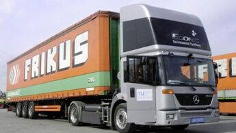 Zulieferverkehr: Erdgas-Lkw hilft sparen