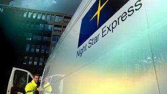 Zusteller von Night Star Express