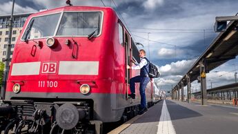 Zustieg zum Fuehrerraum