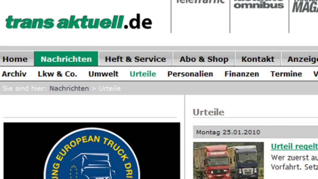 Zwei neue Rubriken auf transaktuell.de