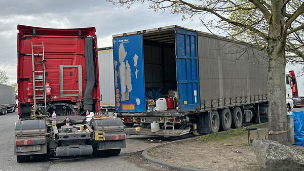 alkohol, raststätte, osteuropäische Lkw