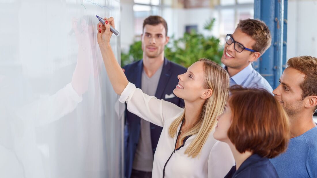 brainstorming am whiteboard