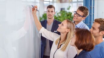 brainstorming am whiteboard