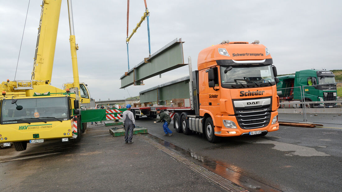 brücke, baustelle, leverkusen, leverkusener brücke, neubau