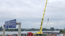 brücke, baustelle, leverkusen, leverkusener brücke, neubau