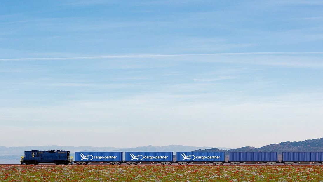 cargo-partner ist intermodal zwischen Europa und Asien unterwegs.