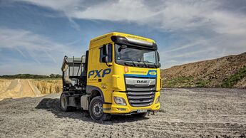 daf, hydro, drive, hydrostat, antrieb, baustelle