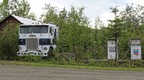 daimler, freightliner, lkw, schrott, verwildert