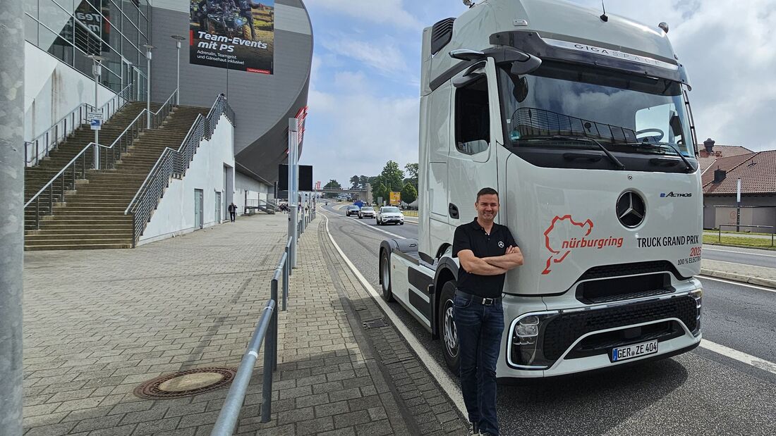eActros 600 als Shuttle