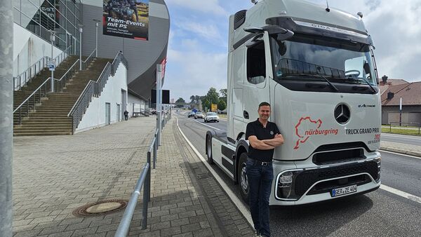 eActros 600 als Shuttle