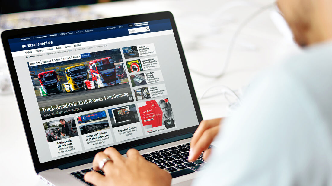 eurotransport Relaunch Laptop