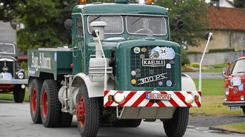 historisch, Lkw, Oldtimer, Deutschlandfahrt
