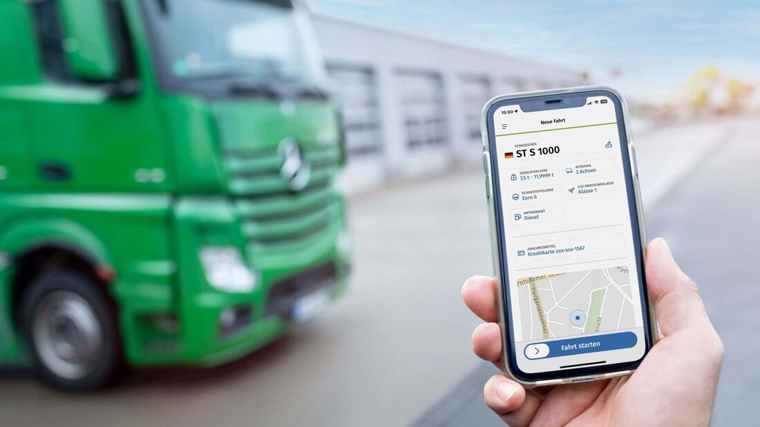 iOS-App TollNow von Toll Collect