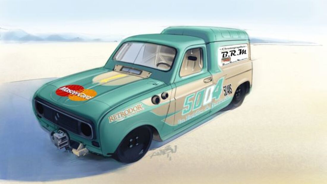Renault 4  „auf Speed“