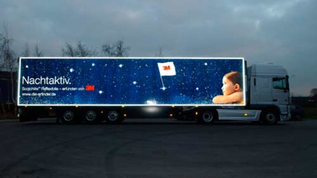 Lkw werden sichtbar sicherer
