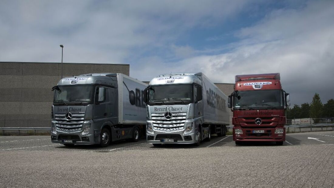 Actros 1845 mit Spritspartalent