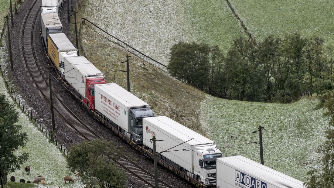 Ziel: jährlich 31.000 Lkw verlagern