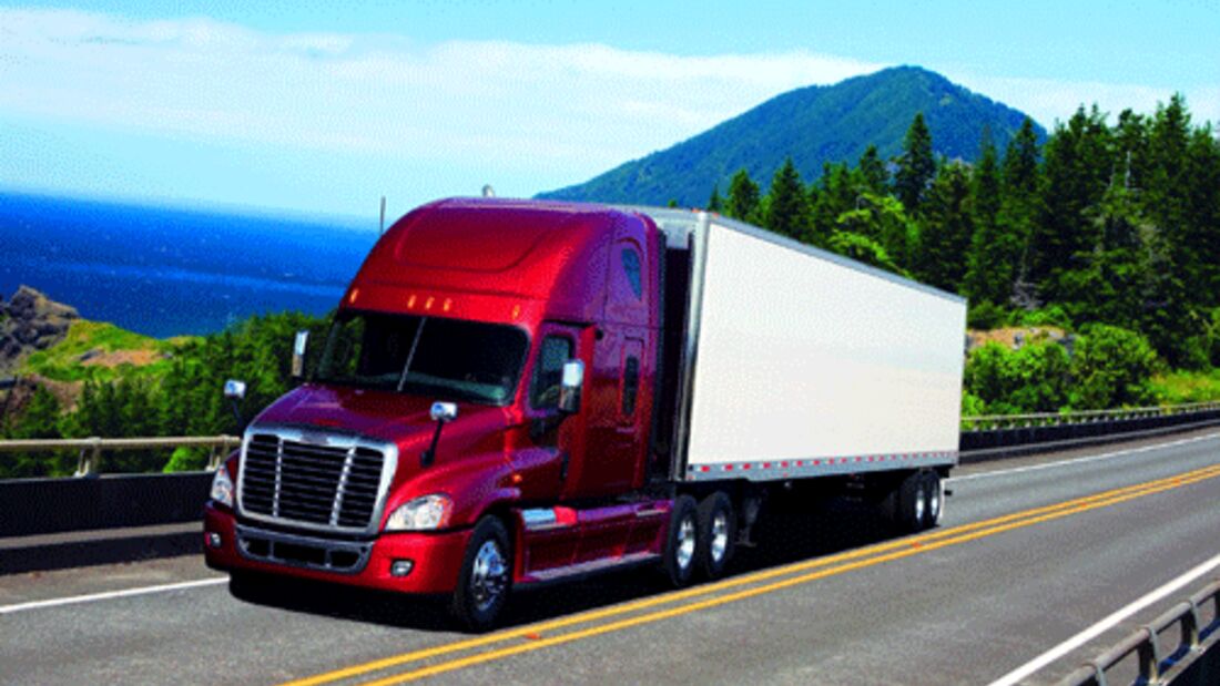BlueTec Lkw in den USA erstmals im Kundeneinsatz: Zwei Freightliner Cascadia zur Kundenerprobung aus