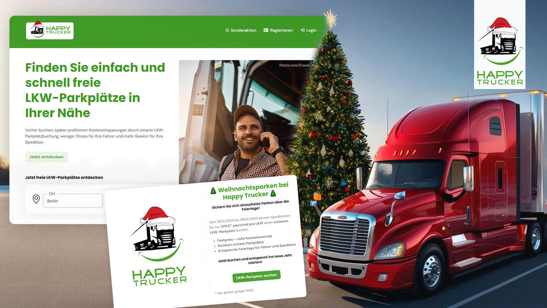 Lkw-Parken zum Sonderpreis