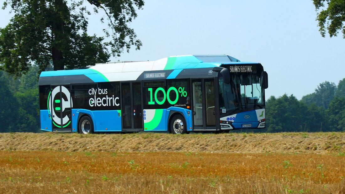 Solaris Urbino 12 electric in der Erprobung