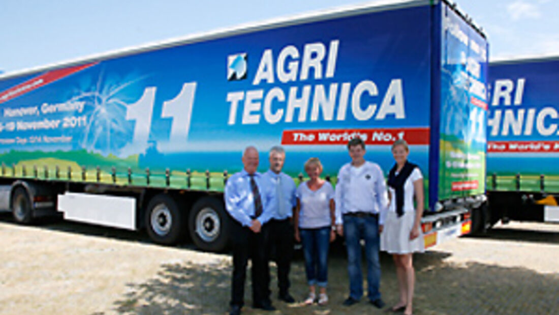 Krone Auflieger für die Agritechnica