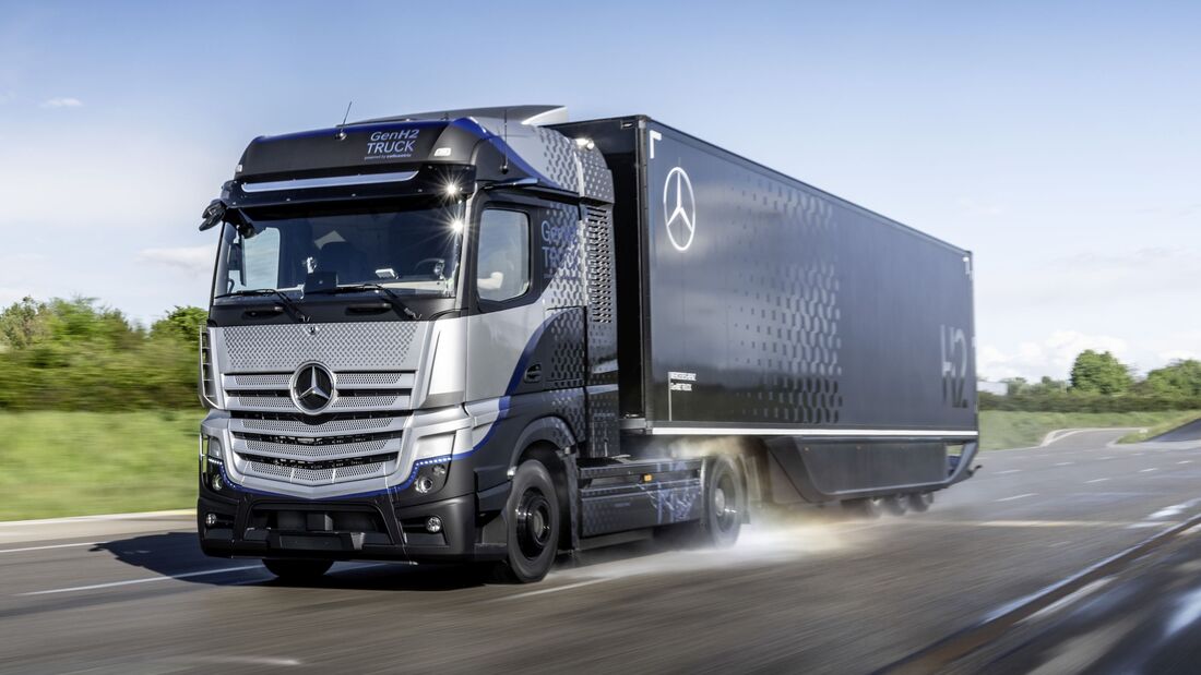 Wasserstoff-Lkw startet Tests