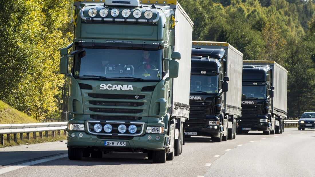 Gemischte Lkw-Kolonnen ab 2023