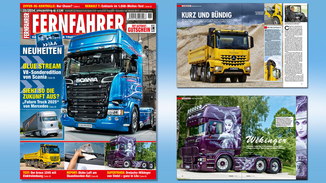 Neue FERNFAHRER-Ausgabe am Kiosk