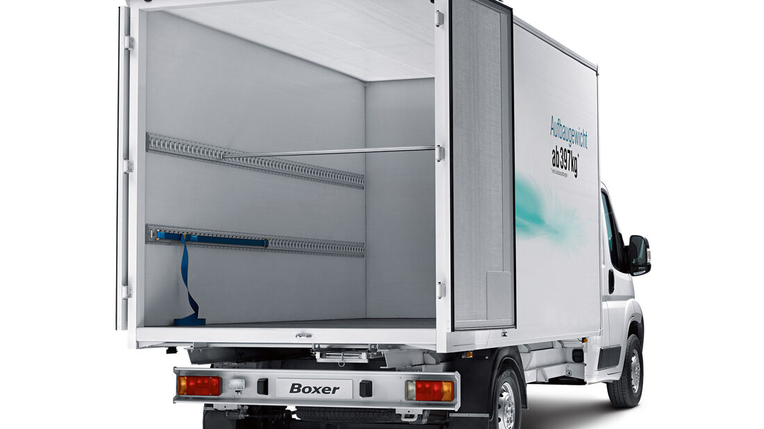Kofferfahrzeug auf Basis des Peugeot Boxer
